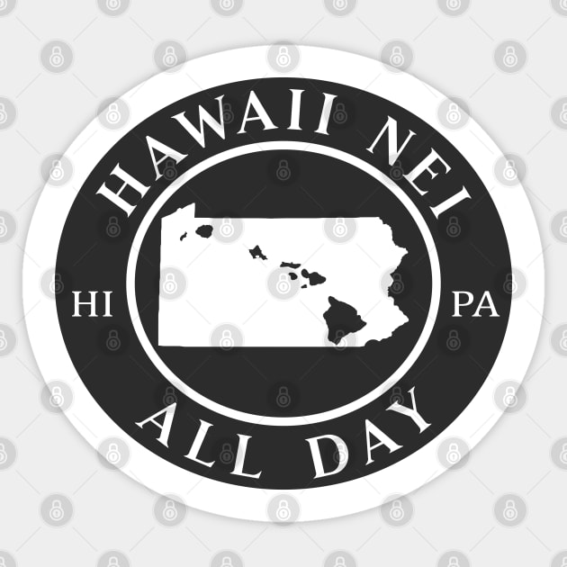 Roots Hawaii and Pennsylvania by Hawaii Nei All Day Sticker by hawaiineiallday